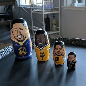 Limited edition Warriors nesting dolls